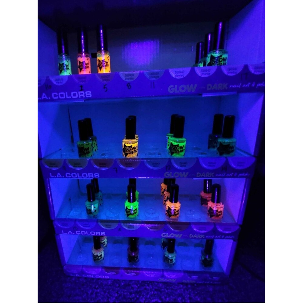 8pc glow choker binky cord cuff wallet bag phone lanyard earrings blk turquoise - Picture 13 of 15